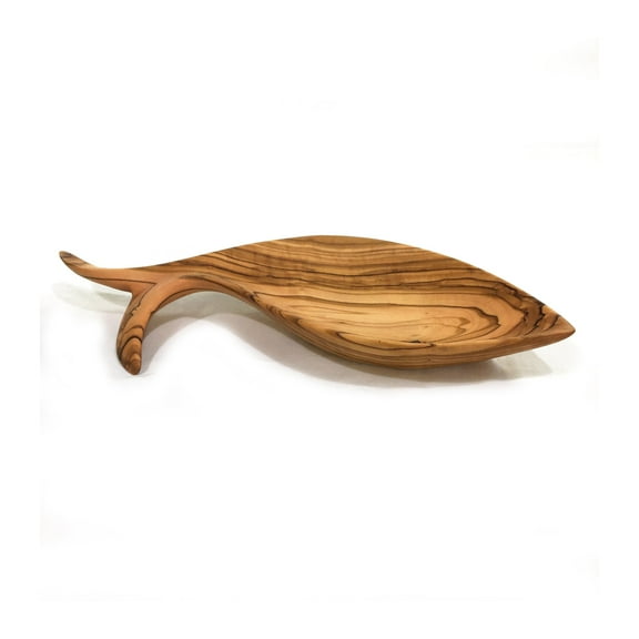 Olive Wood Fish Dish - Large