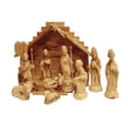 thumbnail image 1 of Olive Wood Nativity Set- Traditional Carvings, 1 of 3