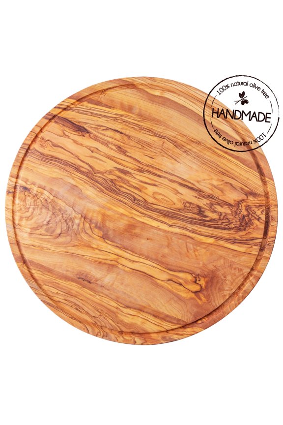 Olive Wood Pizza Serving Plate