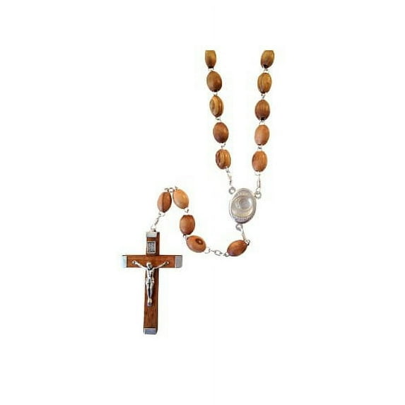 Olive Wood Rosary With Water from the River Jordan