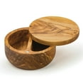 thumbnail image 1 of Olive Wood Salt Box, 1 of 3