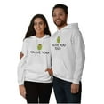 thumbnail image 1 of Olive You Love Pun Matching Couples Hoodie Sweatshirt Women Men Brisco Brands S, 1 of 7