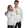 thumbnail image 1 of Olive You Love Pun Matching Couples Sweatshirt for Men or Women Brisco Brands S, 1 of 7