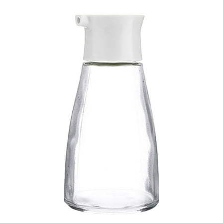 Olive oil vinegar soy sauce bottle dispenser, suitable for kitchen cooking barbecue use - white