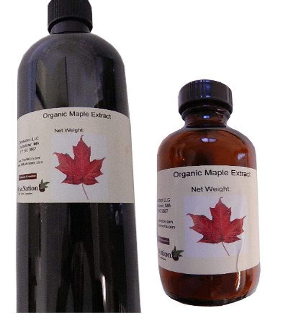 OliveNation Organic Maple Flavor Extract, PG Free, NonGMO, GlutenFree