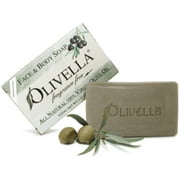 Olivella All Natural 100% Virgin Olive Oil Face & Body Soap, Fragrance Free 3.52 oz - (Pack of 6)