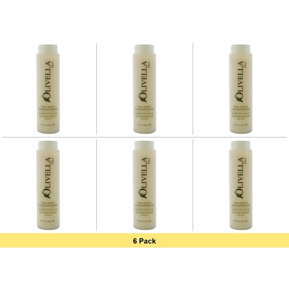 Olivella Hair The Olive Conditioner, 100% Virgin Olive Oil - 8.45 Oz - 6 Pack