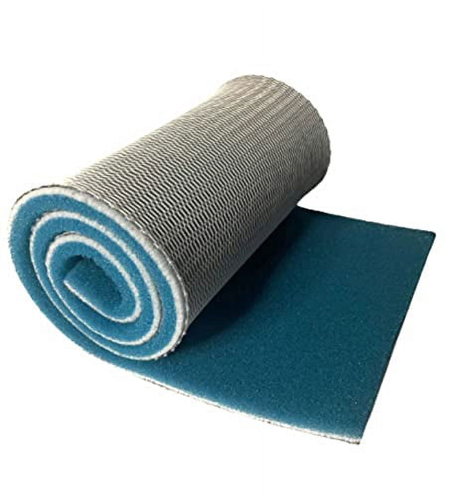 Aquarium-Filterpad 39,9 X 49,8 Cm – Schwarze Filterwatte, 1,8 Cm Dick, Wiederverwendbar Für Süß-/Salzwasser