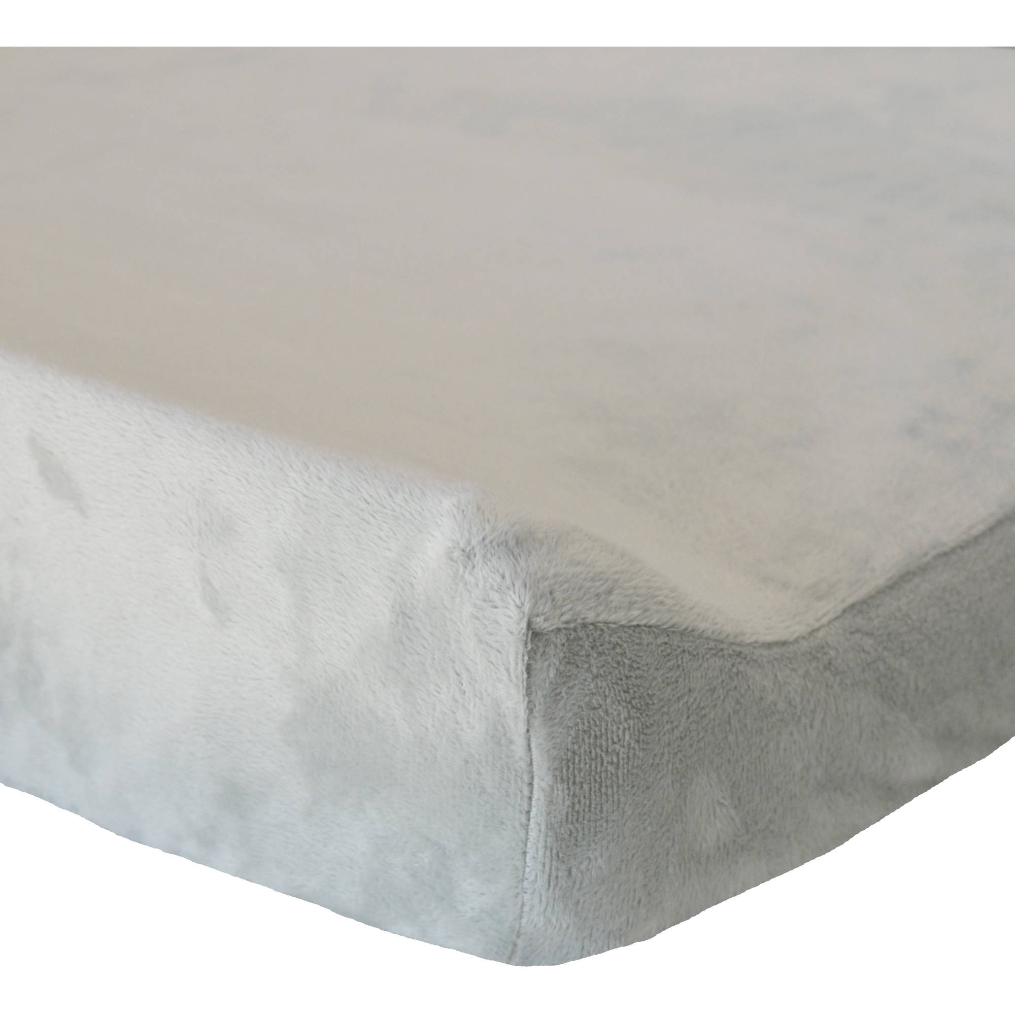Oliver B Minky Changing Pad Cover, Gray