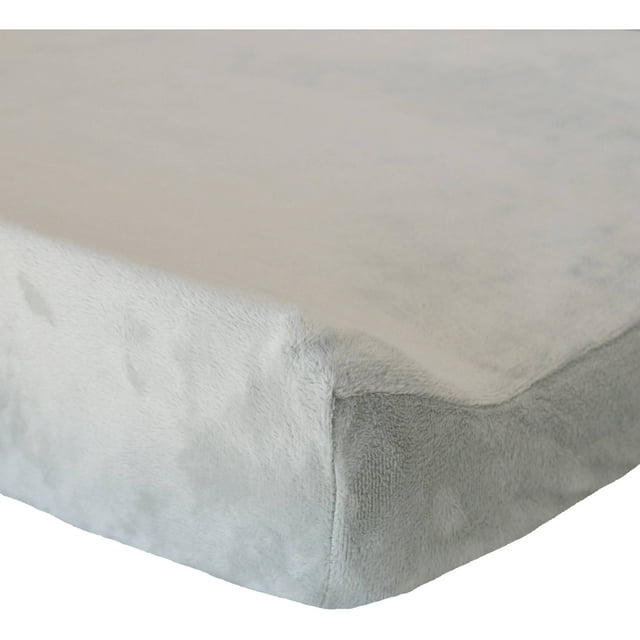 Oliver B Minky Changing Pad Cover, Gray