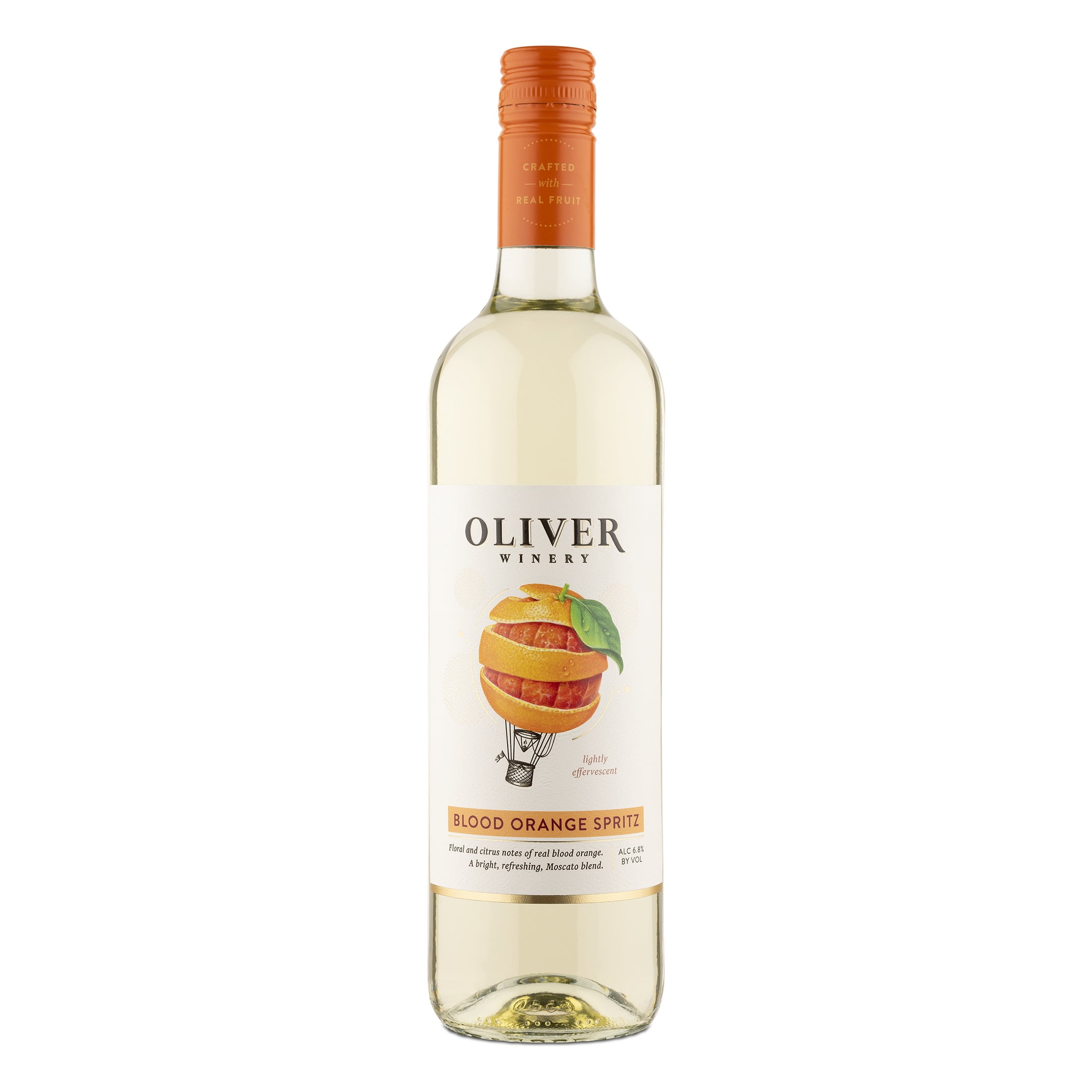 Oliver Blood Orange Spritz, Indiana, 6.8% ABV, Glass Bottle