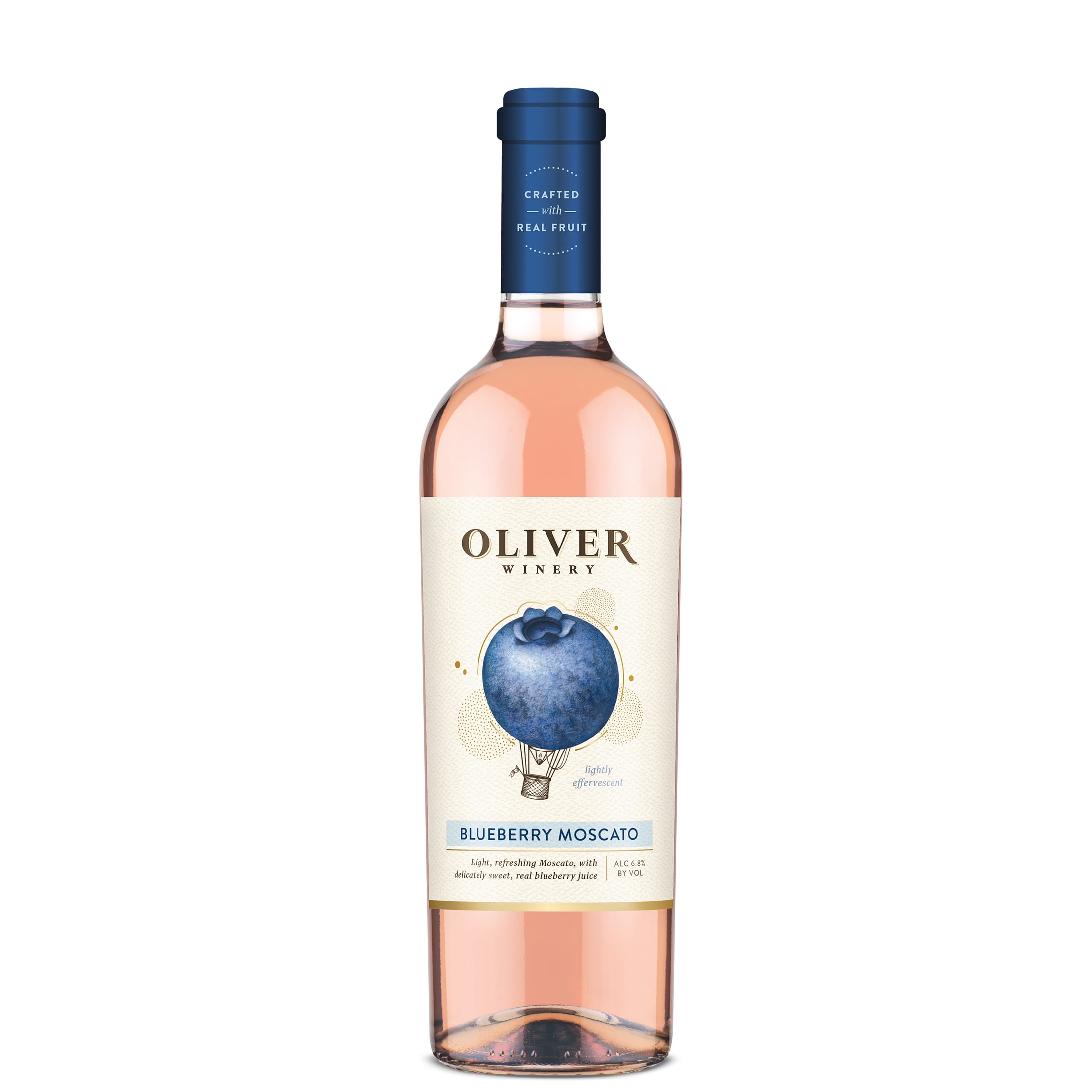 Oliver Blueberry Moscato Wine 750 Ml
