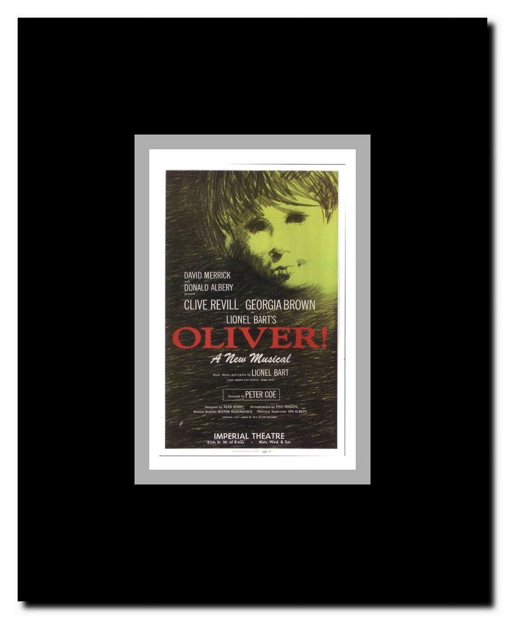 Oliver! (Broadway) Framed Movie Poster