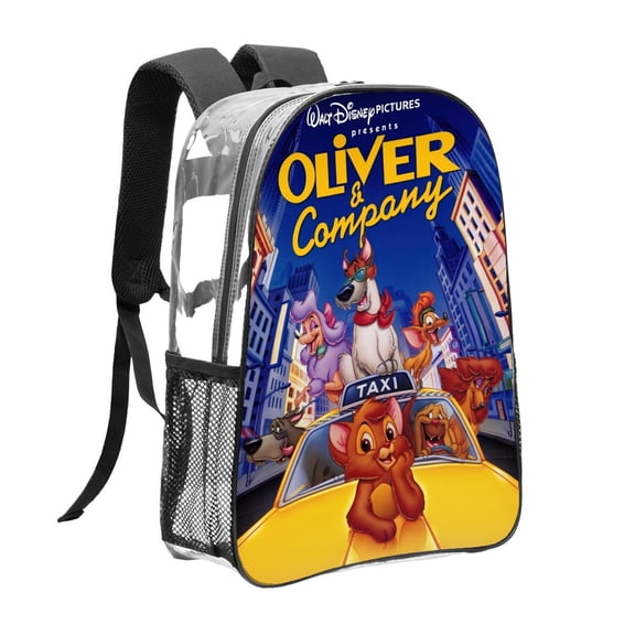 Oliver & Company Pattern Transparent Backpack Lightweight And fashionable Showcasing Personality And Leading The Trend