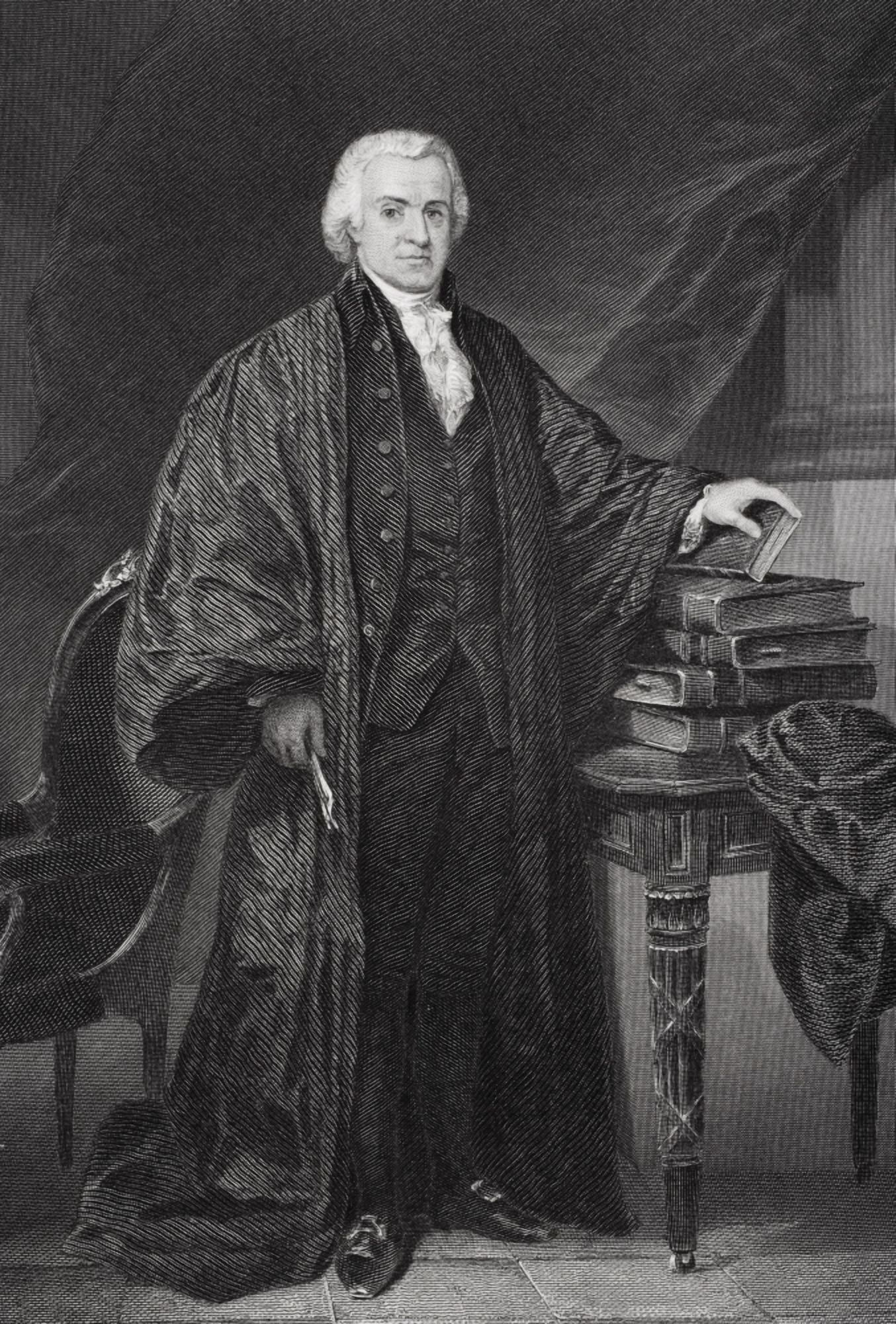 Oliver Ellsworth 1745-1807 AmericanPolitician Diplomat And Jurist A Chief Justice Of The Supreme Court Of The United States From Painting By Alonzo Chappel Canvas Art - Ken Welsh Design Pics (11 x 17