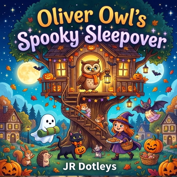 Oliver Owl's Spooky Sleepover: A Cozy Halloween Story About Brave Hearts, New Friends, and Happy Surprises, (Paperback)