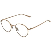 Oliver Peoples The Row Brownstone Demo Round Unisex Eyeglasses 0OV1231ST 52921W 49