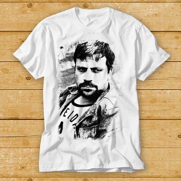 Oliver Reed Portrait British Film Actor Retro Cool Gift Shirt Cool Gift Funny Style Design Limited Top Tee WHITE Unisex S-5XL Hot Trending Shirt, Vintage Birthday Gift