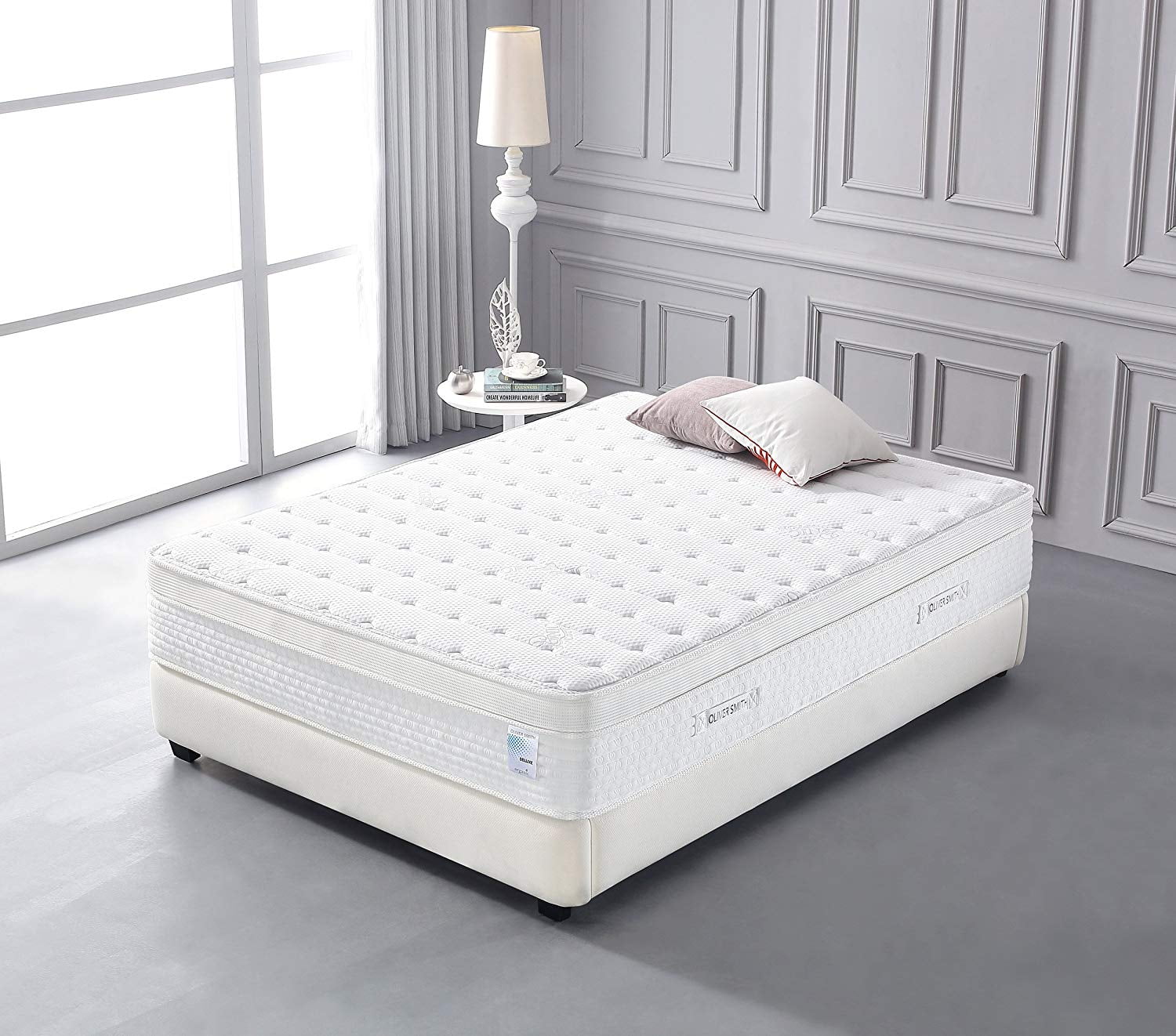 Home Life Organic 12" Cooling Technology Twin Plush Tight Hybrid Mattress