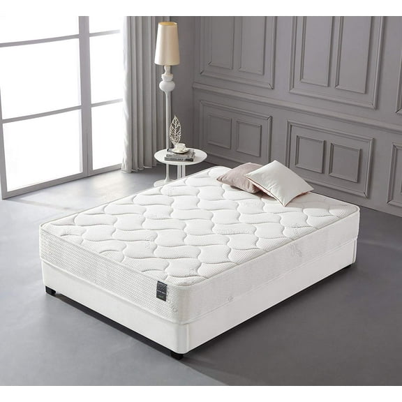 Oliver & Smith 10 Inch Queen Mattress - Hybrid Cool Memory Foam and Pocket Spring - Medium Firm - Coil Springs for Supportive Sleep