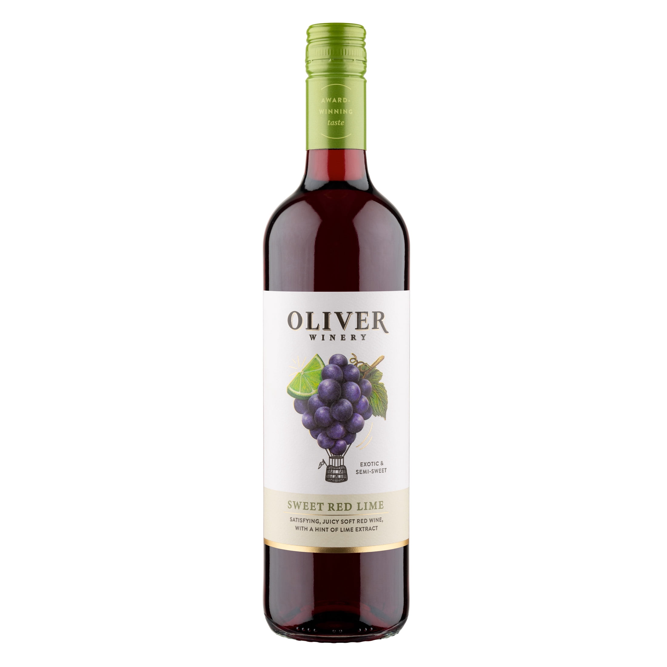 Oliver Soft Collection Sweet Red Lime Wine 11% ABV 750ml