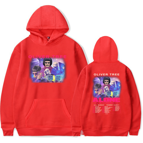 Oliver Tree Merch Hoodie Alone In A Crowd Men Women Pullover Hoodies