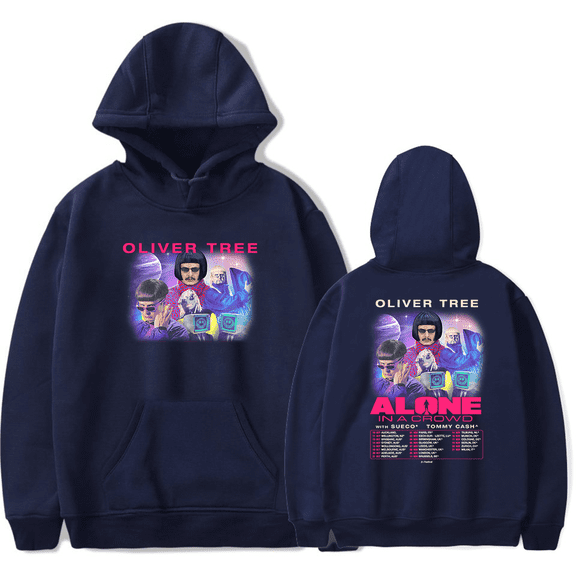 Oliver Tree Merch Hoodie Alone In A Crowd Men Women Pullover Hoodies