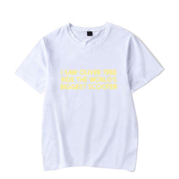 Oliver Tree Merch Tee I Saw Oliver Tree Ride The World's Biggest Scooter T-Shirt New Fashion Cool shirt Sweatshirt tshirt Casual Short Sleeve T-shirts