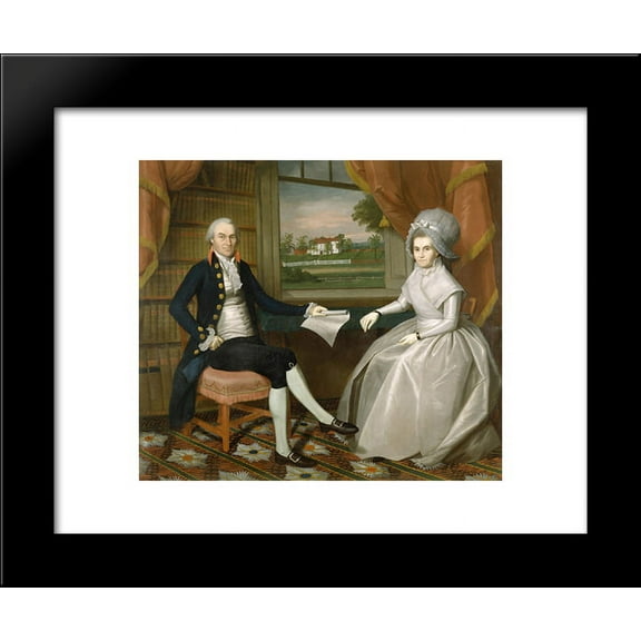 Oliver and Abigail Wolcott Ellsworth 20x24 Framed Art Print by Ralph Earl
