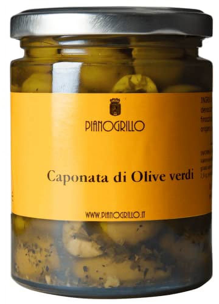 Olives Pitted Caponata In Evoo, Pianogrillo Farm, Sicily, Italy