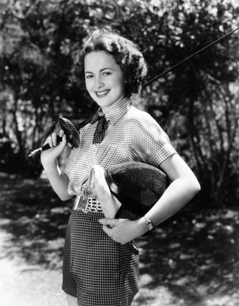 Olivia De Havilland Canvas Art - (16 x 20)