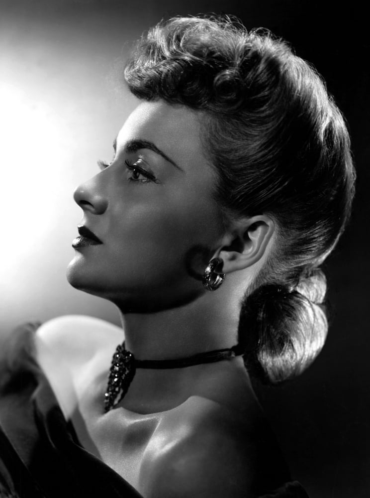 Olivia De Havilland In Pompadour Hair Style Canvas Art - (16 x 20)