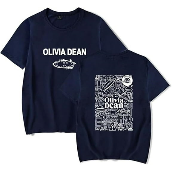 Olivia Dean Lyrics Song Collection T-shirt Fun Fashion Print Short Sleeve Unisex Harajuku Wear