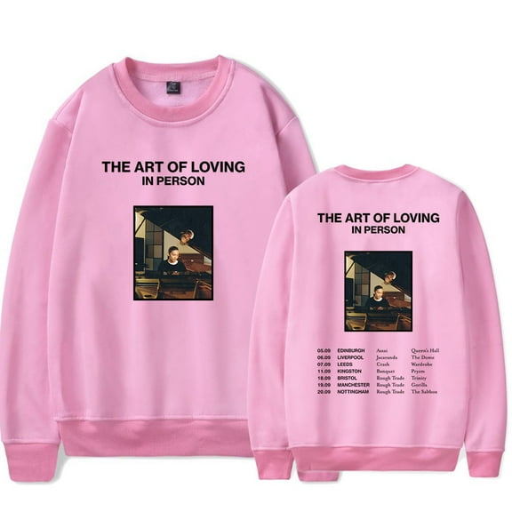 Olivia Dean Tour 2025 Merch Long Sleeve Crewneck Sweatshirt Winter For Men/Women Unsiex Streetwear