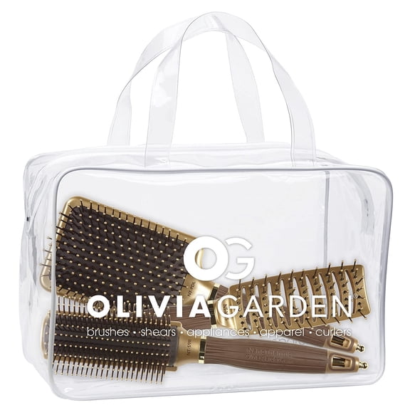 Olivia Garden Ceramic + Ion Nano Thermic Styler 3-PC Bag (S9R, VTS, PDL)