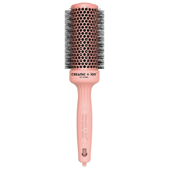 Olivia Garden Ceramic + Ion Round Thermal Hair Brush, Blossom Special Edition, 1.75" (Not Electrical)