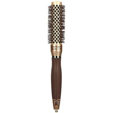 Olivia Garden NanoThermic Ceramic + Ion Round Thermal Hair Brush NT-24 (1")