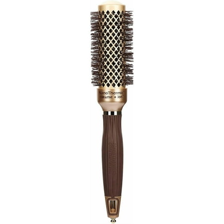 Olivia Garden NanoThermic Ceramic + Ion Round Thermal Hair Brush NT-34 (1 1/4")