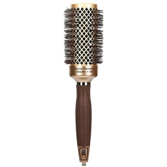 Olivia Garden NanoThermic Ceramic + Ion Round Thermal Hair Brush NT-44 (1 3/4")