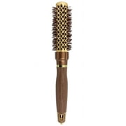 Olivia Garden NanoThermic PowerGrip Thermal brush with special patented wavy barrel for extra tension and grip, for medium to thick hair, 1 inch