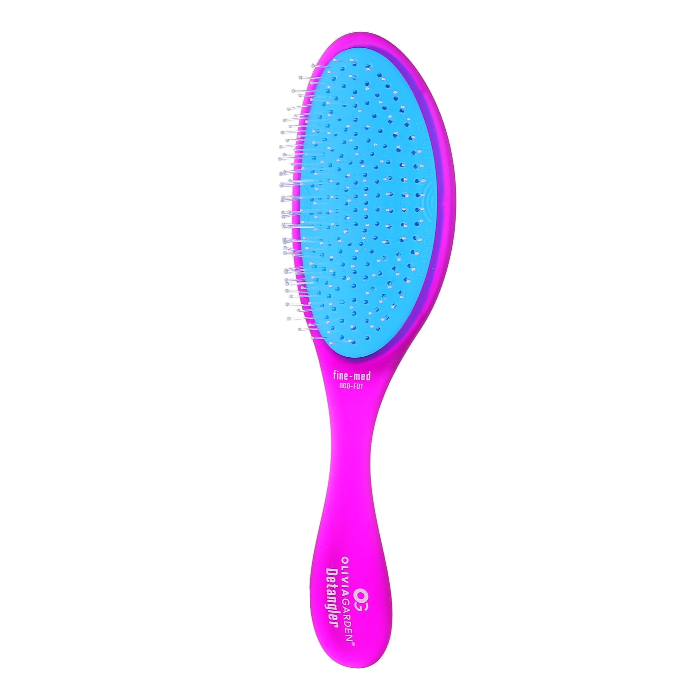 Olivia Garden OG Detangler Brush FineMedium Hair Purple