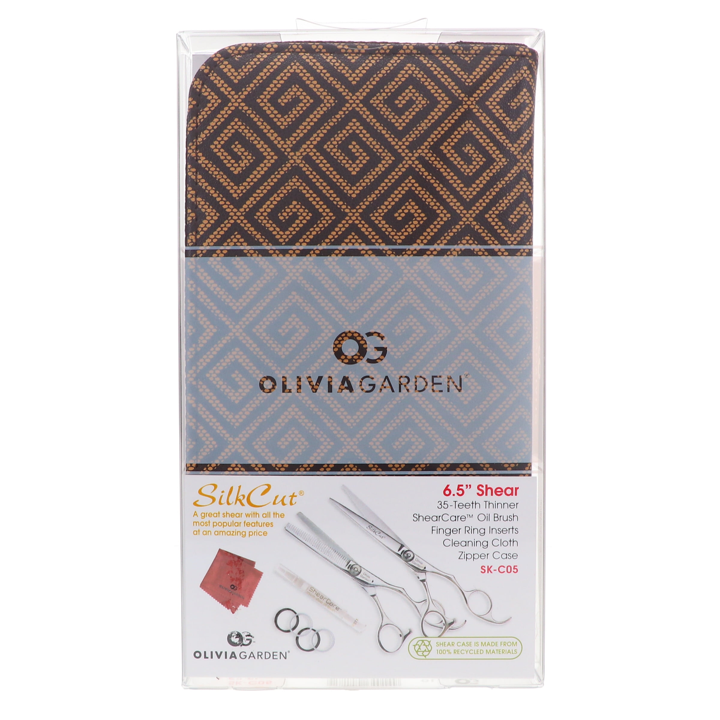 Olivia Garden Silkcut 6 5 Zipper Case