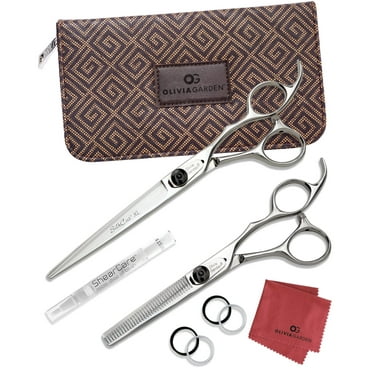 Olivia Garden Silkcut Professional Hairdressing Barber Kit, XL, 7"