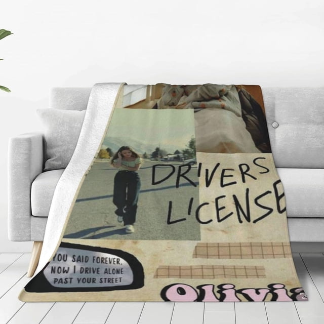 Olivia Girl Rodrigo Throw Blanket Drivers License Music 3D Printed Blanket