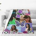 Olivia Girl Rodrigo Throw Blanket Drivers License Music Sour Album 3D