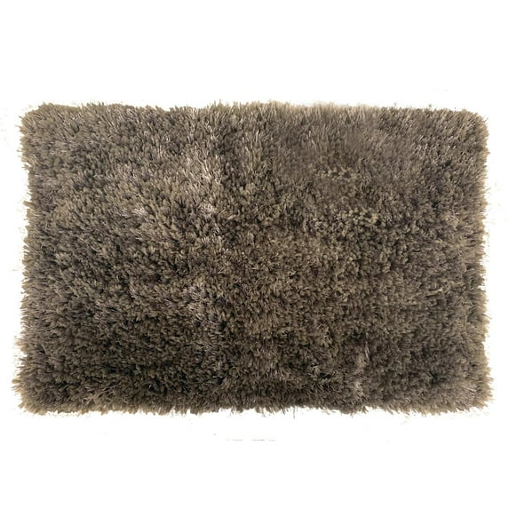Olivia Gray Freemont Shaggy Bath Rug - 17x24", Gray