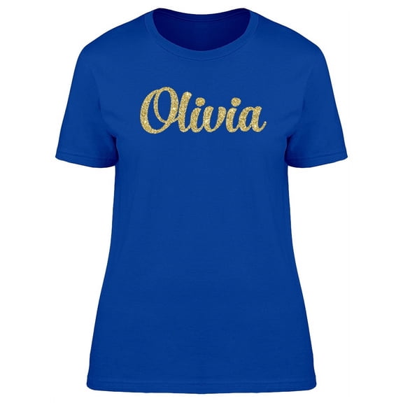 Olivia In Gold sparkle T-Shirt Women -Image by Shutterstock, Female Medium