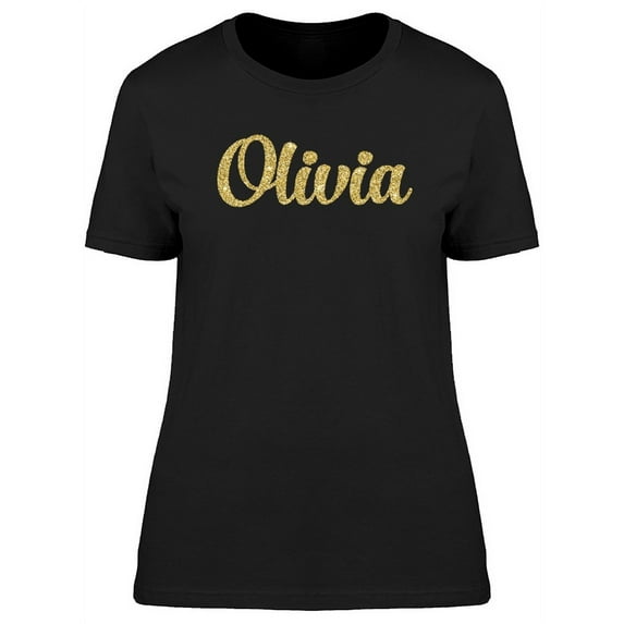 Olivia In Gold sparkle T-Shirt Women -Image by Shutterstock, Female XX-Large