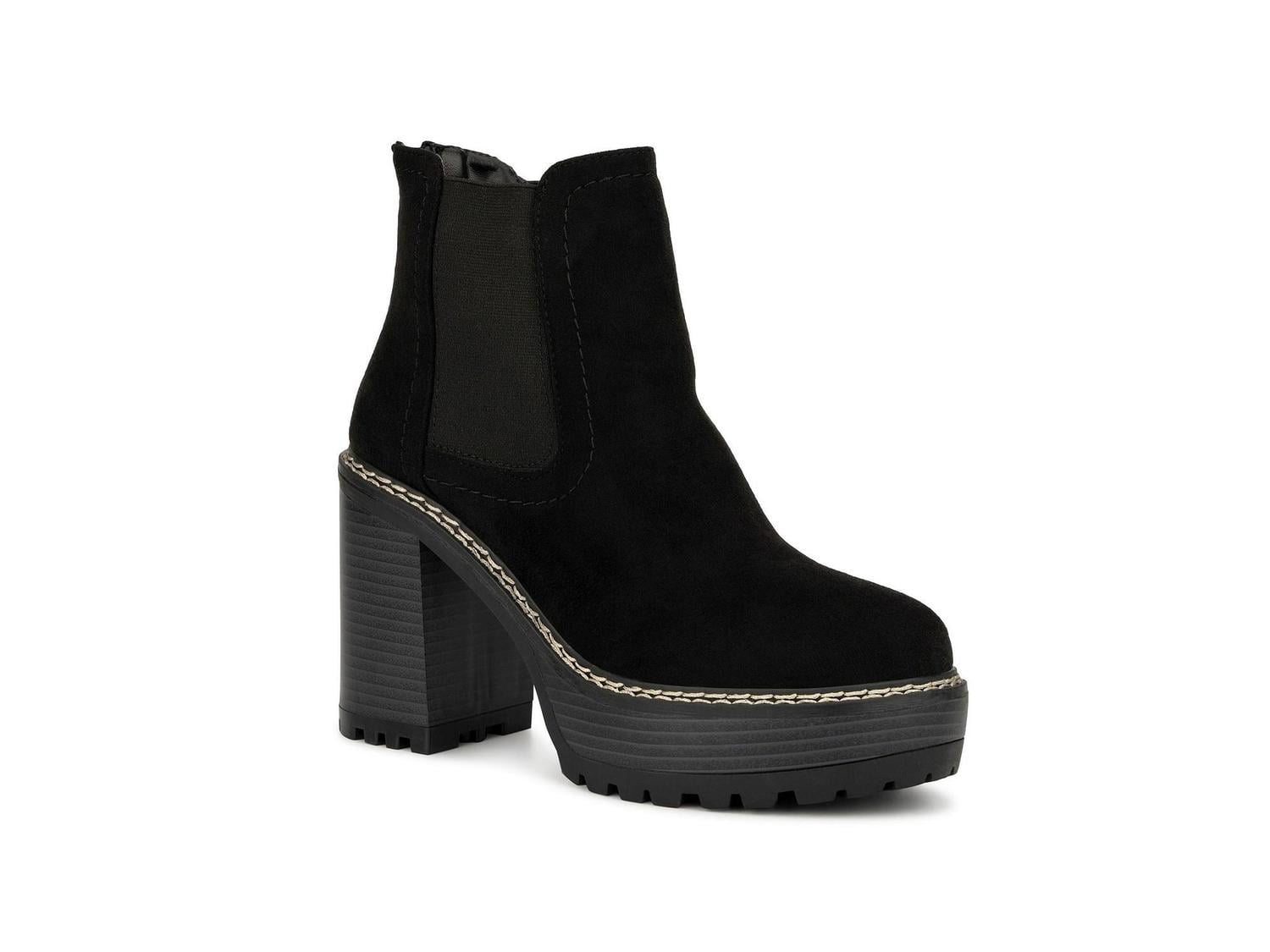 Emily black clearance suede ankle boots