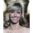 thumbnail image 1 of Olivia Newton John 1978 smiling portrait in front of Oscar statue poster, 1 of 1